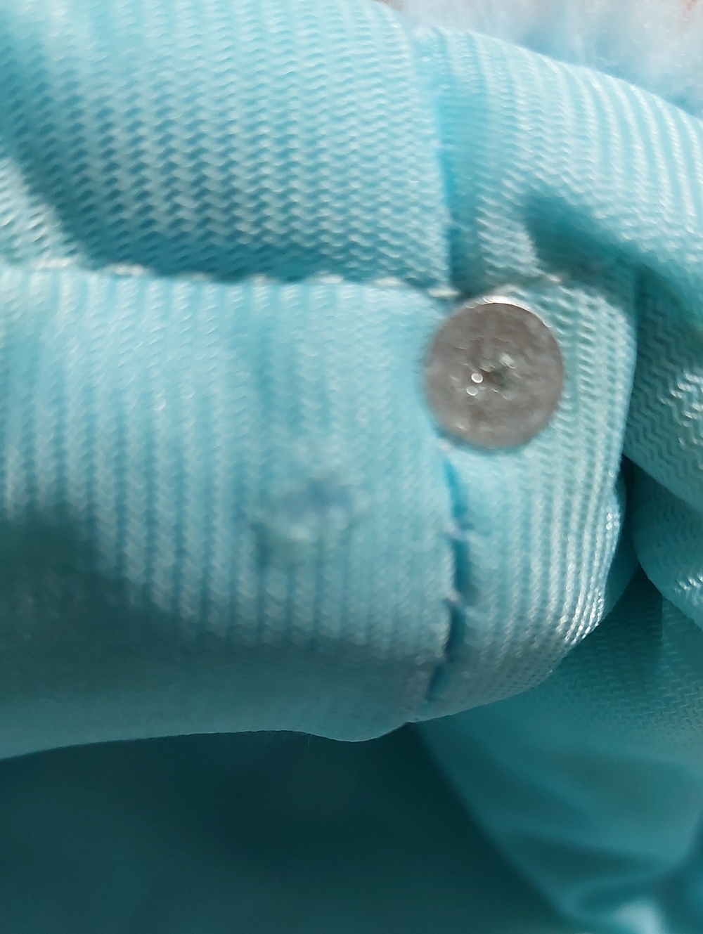 Plush Monster Face Blue Fuzzy Pouch - Picture 12 of 12